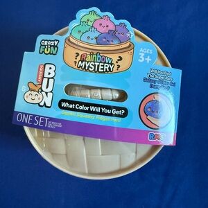 Rainbow Mystery Squishy Bun Fidget - Beige